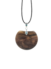 Load image into Gallery viewer, Figured Walnut Pendant
